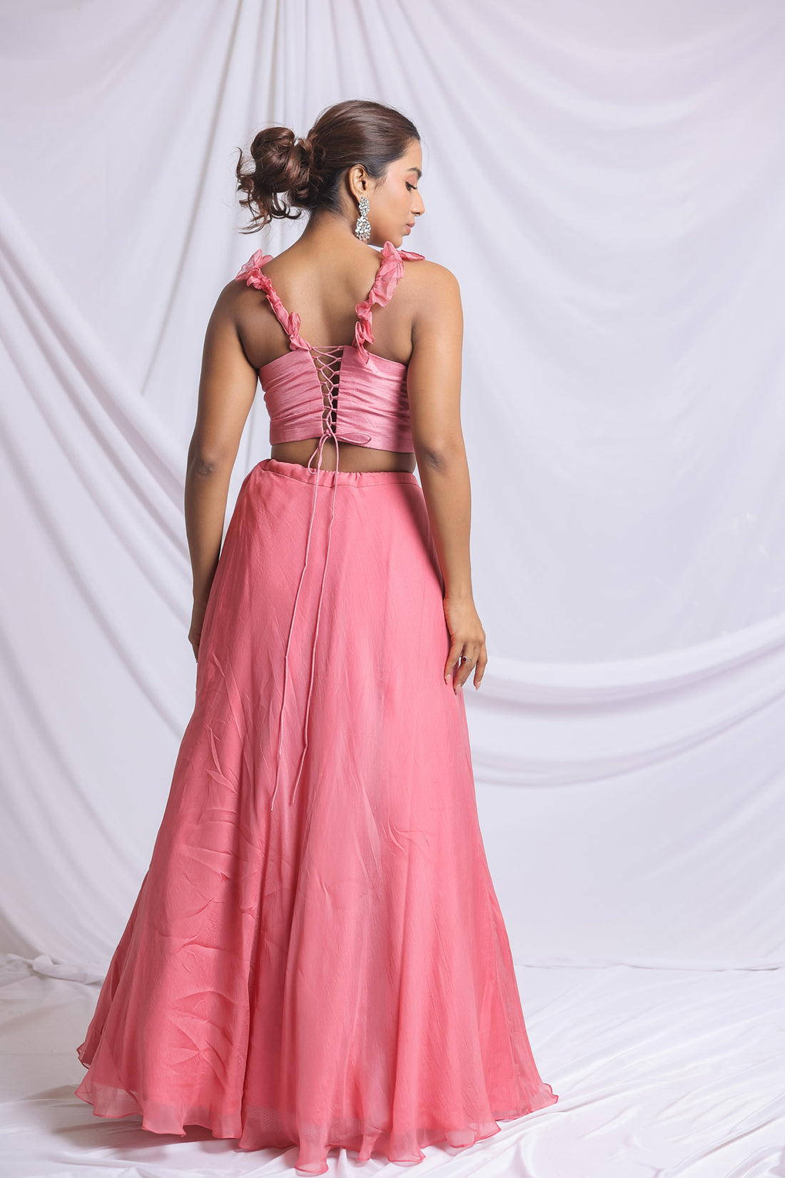 PURPLE LUXE HAND EMBROIDERED LEHENGA