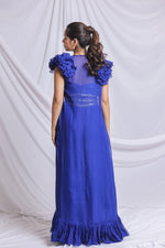 ELECTRIC BLUE SIGNATURE PALAZZO SET