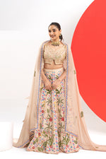 WARM IVORY EMBROIDERED LEHENGA SET