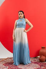 BLUE & OFF-WHITE COUTURE GOWN