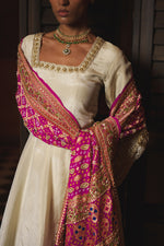 GOLDEN TISSUE ANARKALI