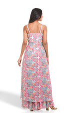 GEOMETRIC HAND EMBROIDERED SHARARA SET