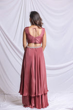 SOFT MAUVE LUXE LEHENGA SET