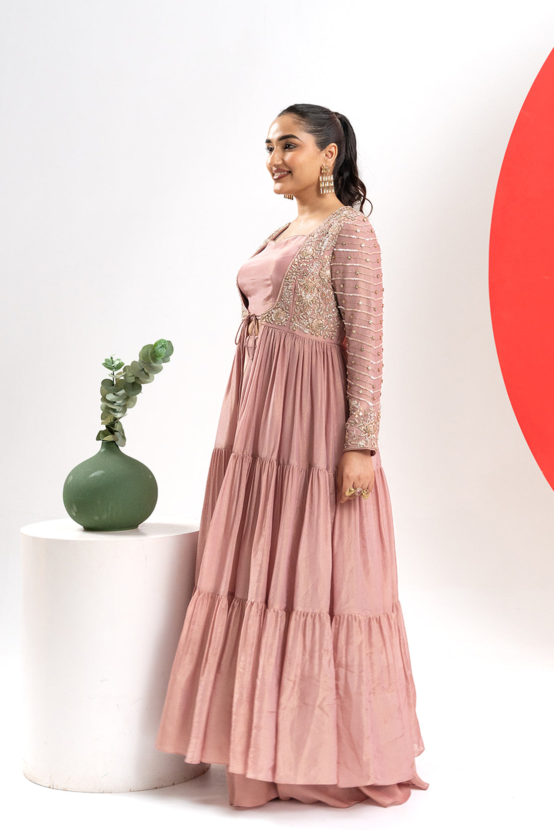 ROSE PINK COUTURE LEHENGA ENSEMBLE