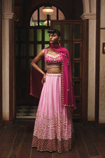 FUCHSIA PINK LEHENGA SET