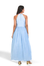 SKY BLUE HALTERNECL GOWN